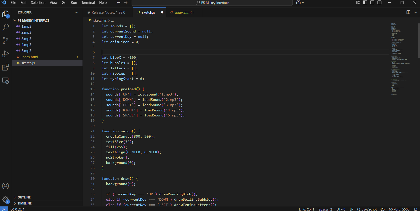Creating web pages and interactive effects for web pages