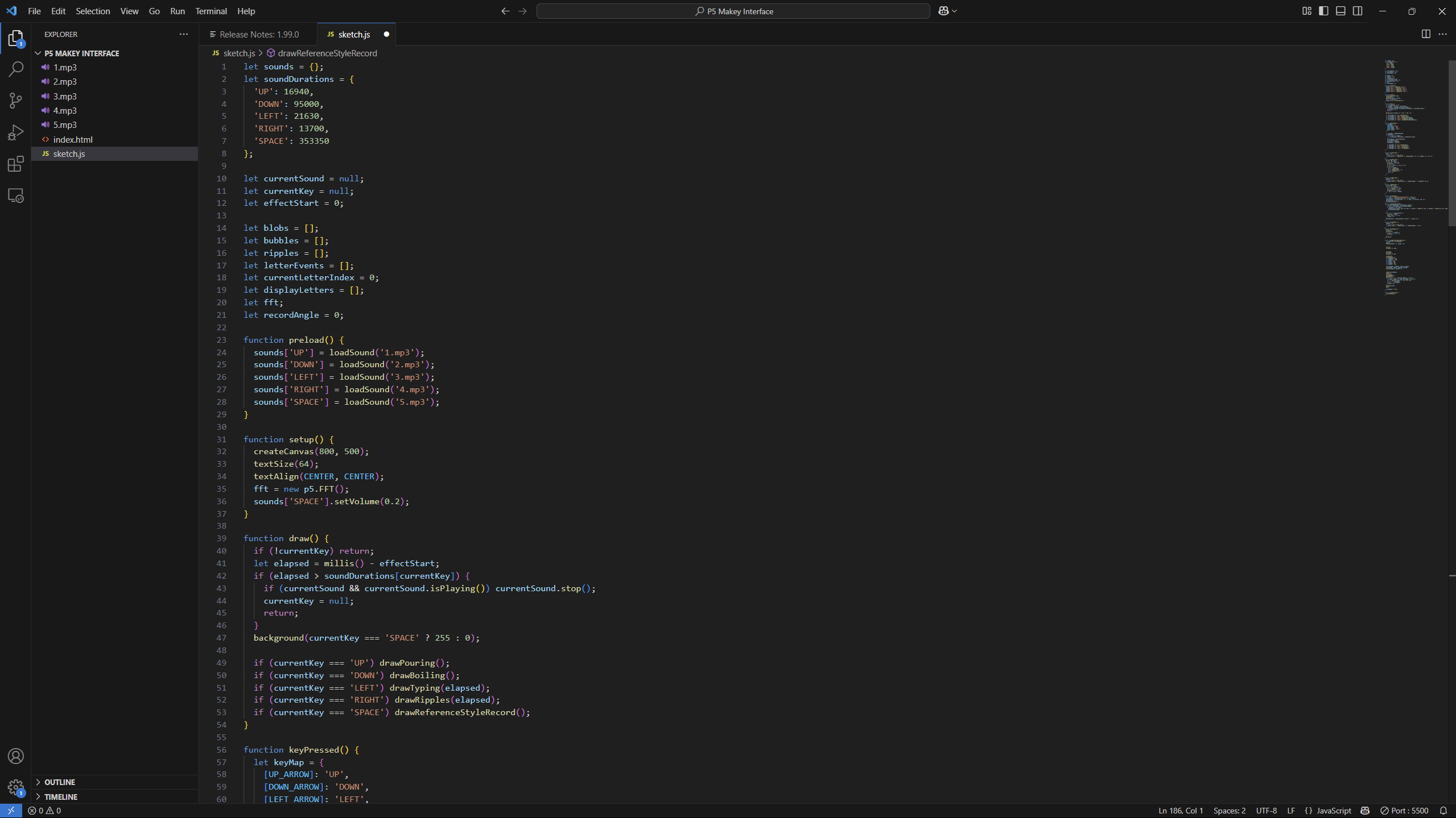 Creating web pages and interactive effects for web pages
