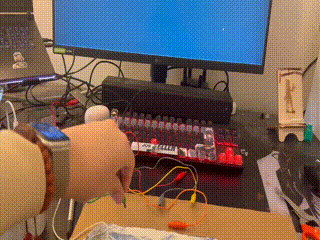 The tinfoil can be triggered